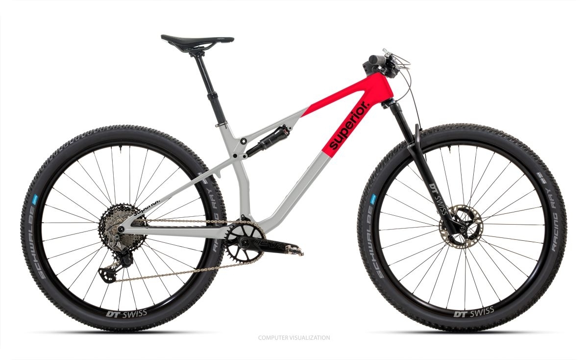 SUPERIOR XF 9.6 RC / Coral Red / Gloss Grey