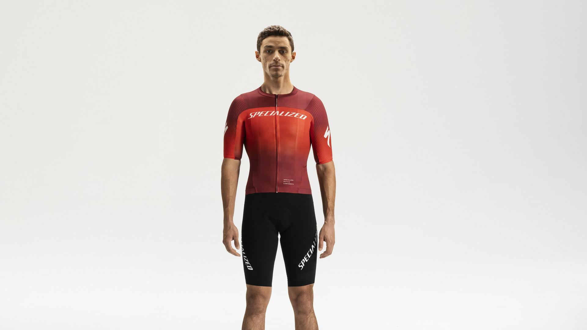 SPECIALIZED XCO Factory Replica Race Short Sleeve Jersey Vivid Red
